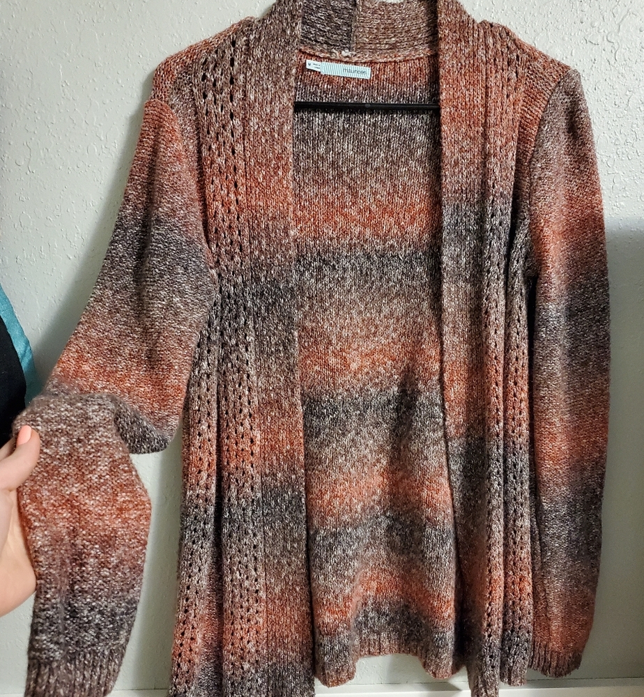 Striped Cardigan Sweater